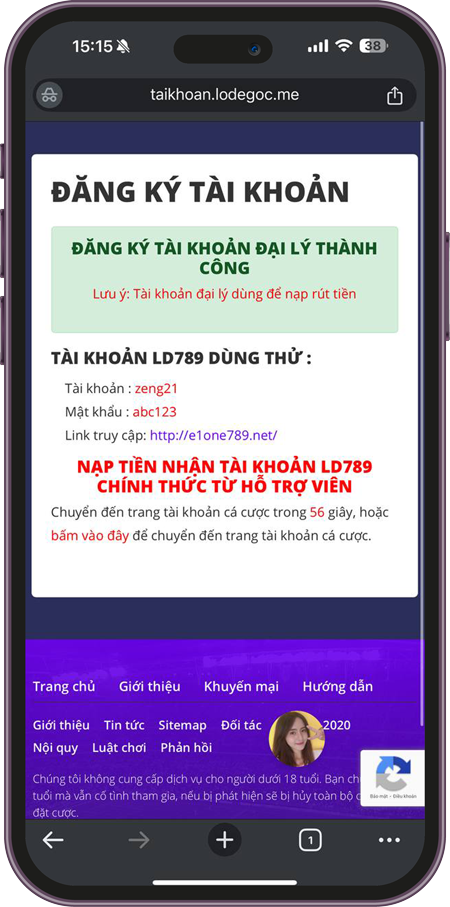 Nhận tài khoản ONE789